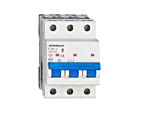 AM 6кА 3p С 25A Автоматический выключатель