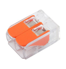 GTER4-02 Клемма универсальная монтажная 2-проводная, прозрачная компактная, 100/5000