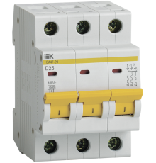 ВА47-29 3Р 10А 4,5кА х-ка D ИЭК автоматический вык
