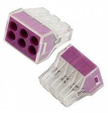 GTER6-06 клемма строительно-монтажная, СМК, 6-проводная, 0.75-2.5 мм2, (100шт)