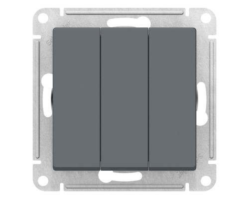 Выключатель 3-клавишный Schneider Electric AtlasDesign ATN000731 Грифель - ATN000731 Выключатель 3-клавишный Schneider Electric AtlasDesign ATN000731 Грифель - ATN000731