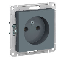 Розетка без заземления без шторок Schneider Electric AtlasDesign ATN000741 Грифель - ATN000741