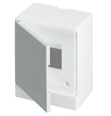 Щиток навесной ABB Basic E BEW401204, 4M, белая дверь, 63A, IP40, 155x180x102mm, PEN-шина