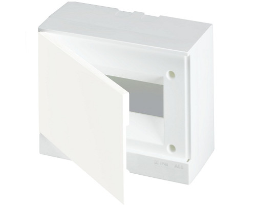Щиток навесной ABB Basic E BEW401208, 8M, белая дверь, 63A, IP40, 230x180x102mm, 2хPEN-шина