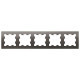 Рамка на 5 постов Schneider Electric AtlasDesign ATN000905 Сталь - ATN000905
