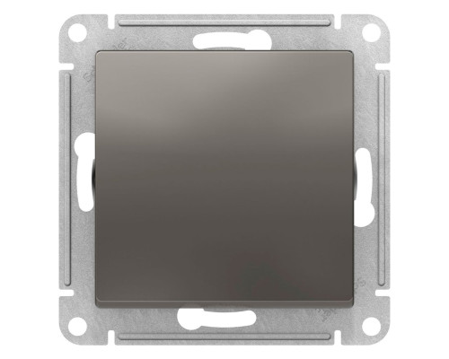 Выключатель 1-клавишный Schneider Electric AtlasDesign ATN000911 Сталь - ATN000911 Выключатель 1-клавишный Schneider Electric AtlasDesign ATN000911 Сталь - ATN000911