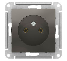 Розетка без заземления без шторок Schneider Electric AtlasDesign ATN000941 Сталь - ATN000941