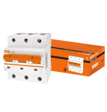 Авт. выкл. ВА47-125 3Р 16А 15кА  х-ка С TDM