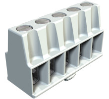 Клемная колодка KL-T 02-06 для коробок Т60, B9, 5х1,5...6мм², 400V, серый, полиамид | арт.2016185