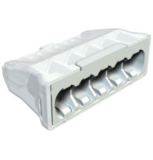 Клемма 61 525 LGR 5-контактная, до 2,5мм², 24A, 450V, серый, полиамид | арт.2054507