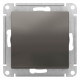 Переключатель 1-клавишный Schneider Electric AtlasDesign ATN000961 Сталь - ATN000961