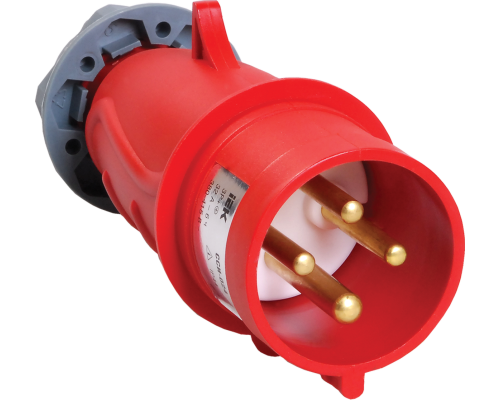 ССИ-024 32А-6ч/200/346-240/415В 3Р+РЕ IP44 MAGNUM вилка перенос.ИЭК