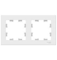 Рамка на 2 поста Schneider Electric AtlasDesign ATN000102 Белый - ATN000102