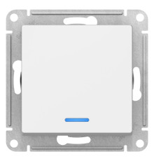 Выключатель 1-клавишный с подсветкой Schneider Electric AtlasDesign ATN000113 Белый - ATN000113