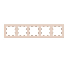 Рамка на 5 постов Schneider Electric AtlasDesign ATN000205 Бежевый - ATN000205