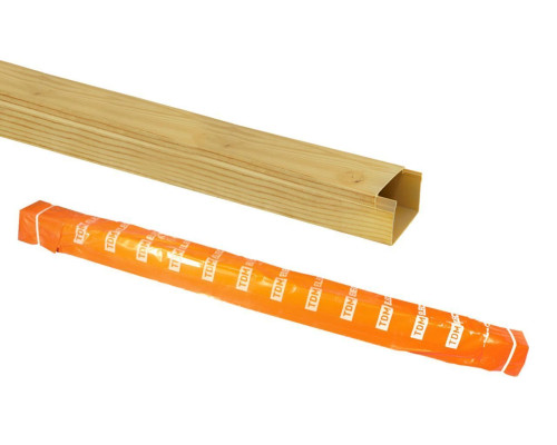 Кабель-канал 16х16 желтая сосна 3D (100м) TDM