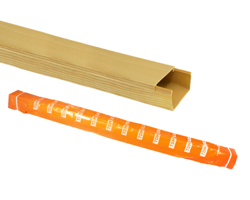 Кабель-канал 60х40 желтая сосна 3D (18м) TDM | арт.SQ0402-0609 | Цена за метр