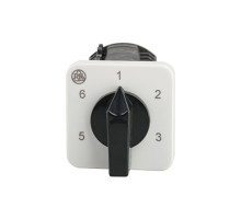 Переключатель BS 16 96 U, 3P, 20A, тип 1-2-3-4-5-6, 3NO на 1_6, на дверь, фронт IP40 | арт.EAC609866