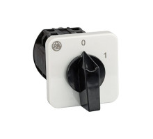 Переключатель BS 16 99 U, 5P, 20A, тип 0-1 (60°), 5NO на 1, 7.5kW(400VAC по АС-23), на дверь, фронт IP40 | арт.EAC610629