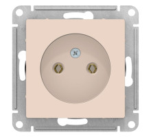 Розетка без заземления без шторок Schneider Electric AtlasDesign ATN000241 Бежевый - ATN000241