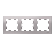 Рамка на 3 поста Schneider Electric AtlasDesign ATN000303 Алюминий - ATN000303