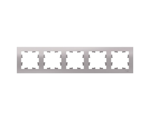 Рамка на 5 постов Schneider Electric AtlasDesign ATN000305 Алюминий - ATN000305