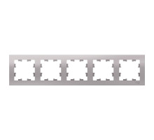 Рамка на 5 постов Schneider Electric AtlasDesign ATN000305 Алюминий - ATN000305