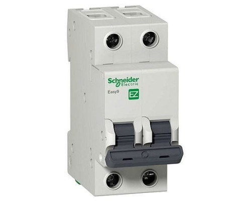 Автоматический выключатель Schneider Electric Easy9 2P 10А (C) 4.5кА - EZ9F34210 Автоматический выключатель Schneider Electric Easy9 2P 10А (C) 4.5кА - EZ9F34210