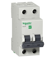 Автоматический выключатель Schneider Electric Easy9 2P 40А (C) 4.5кА - EZ9F34240