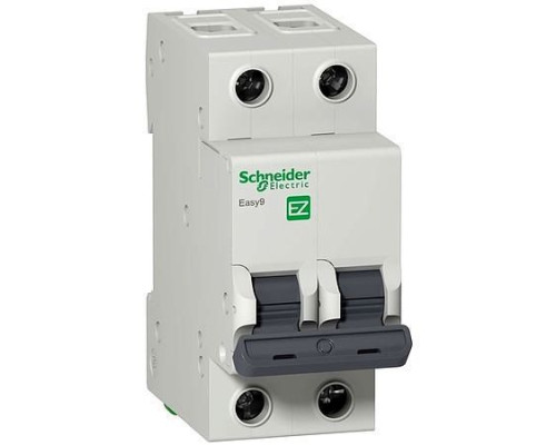 Автоматический выключатель Schneider Electric Easy9 2P 50А (C) 4.5кА - EZ9F34250 Автоматический выключатель Schneider Electric Easy9 2P 50А (C) 4.5кА - EZ9F34250