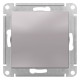 Выключатель 1-клавишный Schneider Electric AtlasDesign ATN000311 Алюминий - ATN000311