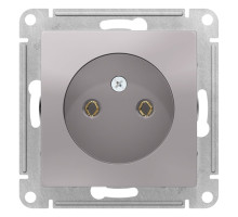 Розетка без заземления без шторок Schneider Electric AtlasDesign ATN000341 Алюминий - ATN000341