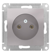 Розетка без заземления без шторок Schneider Electric AtlasDesign ATN000341 Алюминий - ATN000341
