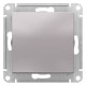 Переключатель 1-клавишный Schneider Electric AtlasDesign ATN000361 Алюминий - ATN000361