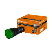 Лампа AD-16DS(LED)матрица d16мм зеленый 36В AC/DC TDM
