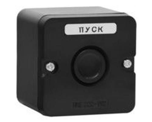 Пост кнопочный ПКЕ 222-1 черный IP54 TDM Пост кнопочный ПКЕ 222-1 черный IP54 TDM