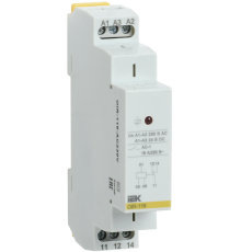 Реле промежуточное модульное OIR 1 контакт 16А 230В AC IEK