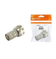 Штекер F RG6, инд. упаковка TDM | арт.SQ1809-0005