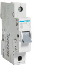 Автоматический выключатель 63/1/B (6kA) // Hager