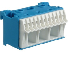 Клемма QuickConnect  (3x16мм2 + 11х4мм2), 60 mm, Синяя Hager