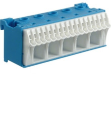 Клемма QuickConnect  (5x16мм2 + 17х4мм2), 90 mm, Синяя Hager
