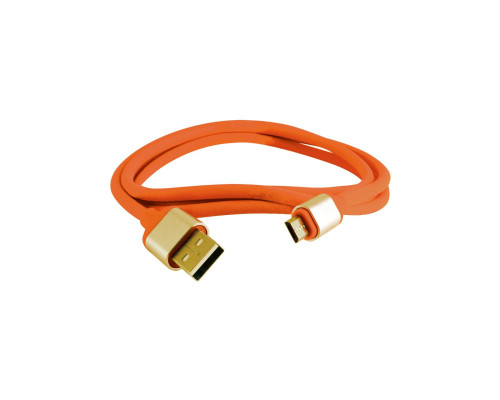 Дата-кабель, ДК 13, USB - micro USB, 1 м, силиконовая оплетка, оранжевый, TDM | арт.SQ1810-0313 Дата-кабель, ДК 13, USB - micro USB, 1 м, силиконовая оплетка, оранжевый, TDM | арт.SQ1810-0313