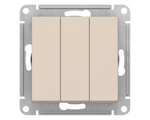 ATN000231 ATLASDESIGN 3-клавишный ВЫКЛЮЧАТЕЛЬ, сх.1+1+1, 10АХ, механизм, БЕЖЕВЫЙ - ATN000231 ATN000231 ATLASDESIGN 3-клавишный ВЫКЛЮЧАТЕЛЬ, сх.1+1+1, 10АХ, механизм, БЕЖЕВЫЙ - ATN000231