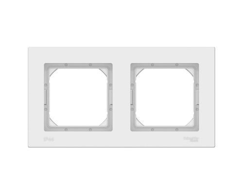 Рамка на 2 поста AQUA Schneider Electric AtlasDesign ATN440102 Белый - ATN440102 Рамка на 2 поста AQUA Schneider Electric AtlasDesign ATN440102 Белый - ATN440102