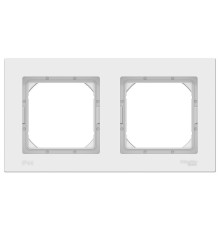 Рамка на 2 поста AQUA Schneider Electric AtlasDesign ATN440102 Белый - ATN440102