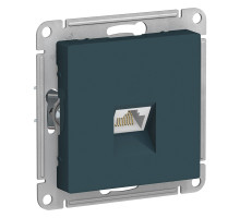 ATLASDESIGN РОЗЕТКА компьютерная RJ45, кат. 6A, механизм, ИЗУМРУД