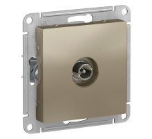 ATLASDESIGN TV РОЗЕТКА проходная 4DB, механизм, ШАМПАНЬ