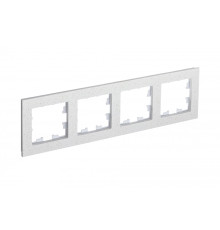 ATLASDESIGN NATURE 4-постовая РАМКА, МРАМОР КРЕМ РОЯЛ