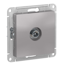 ATLASDESIGN TV РОЗЕТКА проходная 4DB, механизм, АЛЮМИНИЙ