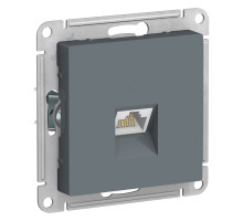 ATLASDESIGN РОЗЕТКА компьютерная RJ45, кат. 6A, механизм, ГРИФЕЛЬ